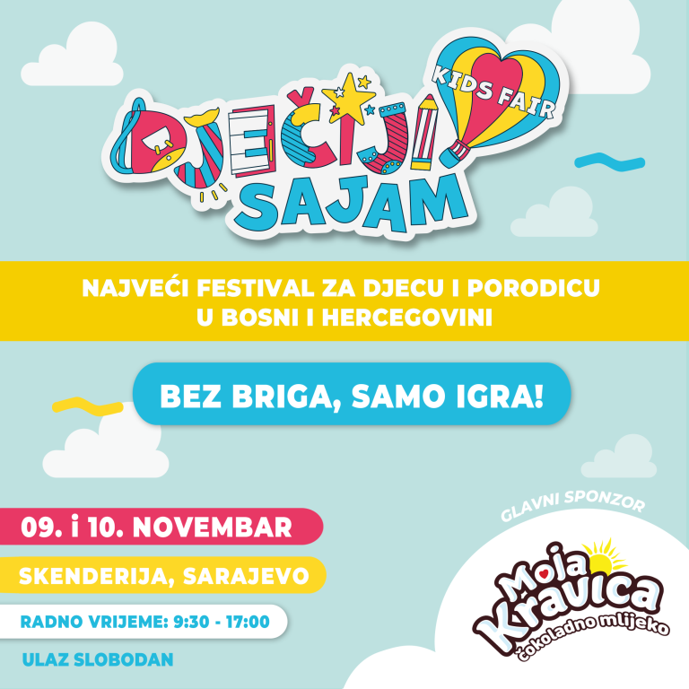 9. Dječiji sajam u Sarajevu posvećen mentalnom zdravlju djece