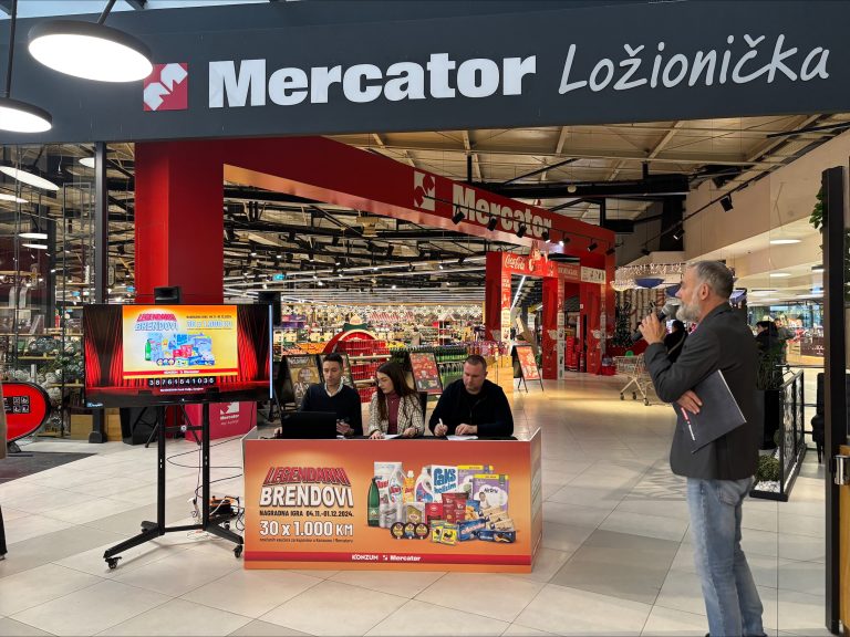 Izvučeni dobitnici nagradne igre “Legendarni brendovi” realizovane u Konzumu i Mercatoru