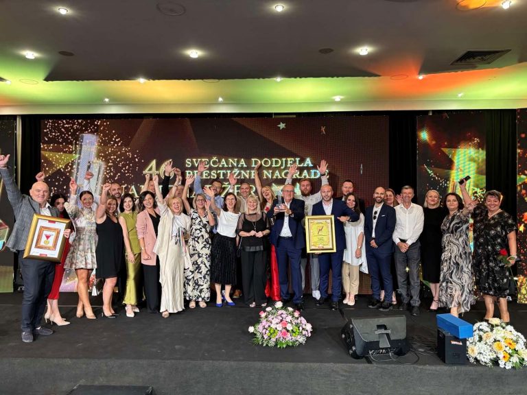 Direktoru dm BiH Damiru Šloselu uručena prestižna nagrada „Evropski najmenadžer i najkompanija“