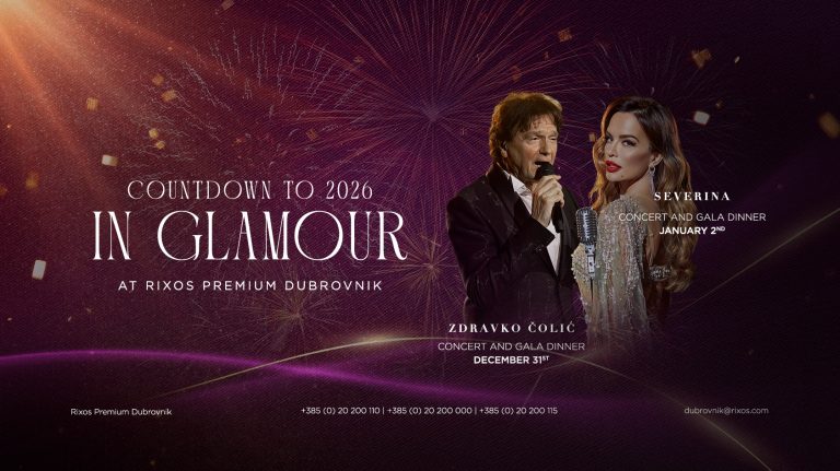 Rixos Premium Dubrovnik najavljuje glamurozan doček Nove 2026. uz Zdravka Čolića i Severinu