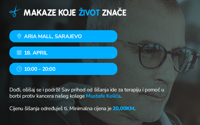 Makaze koje život znače: Frizerke i frizeri organizuju akciju za kolegu Mustafu Kolića