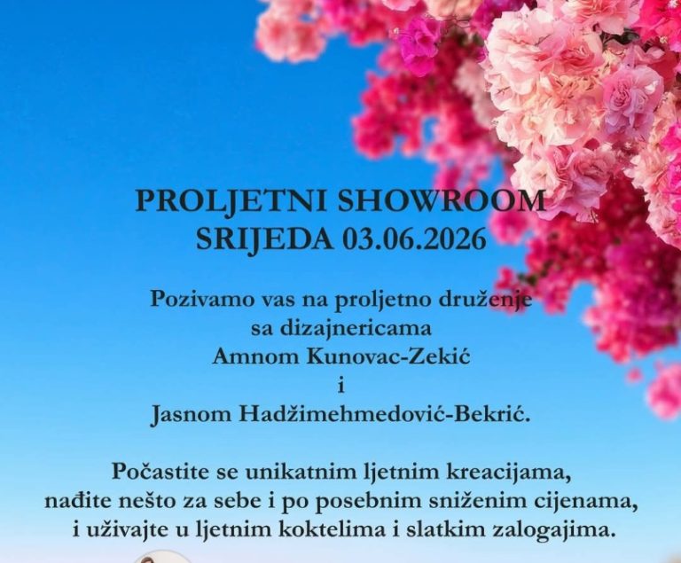 Tradicionalni proljetni Showroom- Moda, dizajn i ljetno druženje
