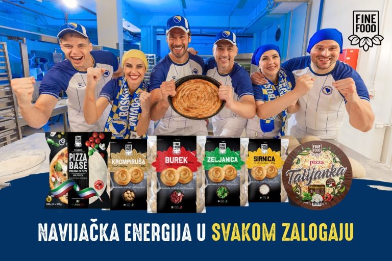 Fine Food predstavio kampanju “Navijačka energija u svakom zalogaju”