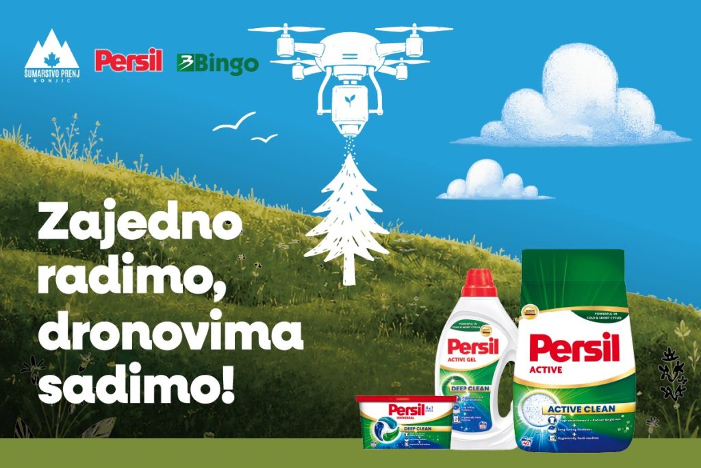 Persil i Bingo zajedno u akciji obnove šuma oštećenih požarima u BiH