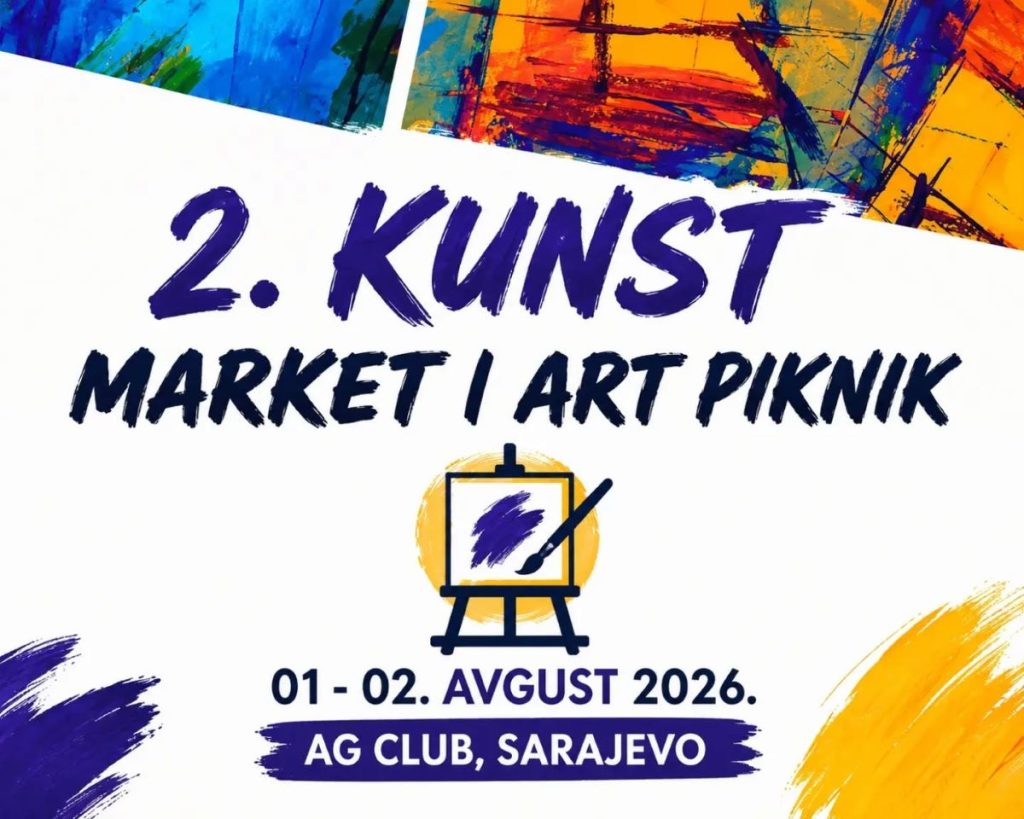 2. KUNST Market & Sarajevo Art Piknik donosi dva dana umjetnosti na otvorenom u Sarajevu