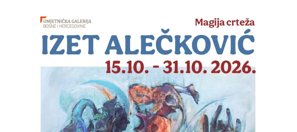 „Magija crteža“  Izeta Alečkovića  u Umjetničkoj galeriji BiH